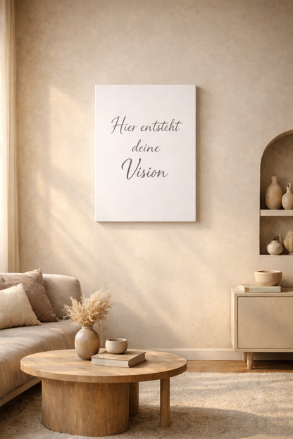 Dein persönliches Manifestationsbild auf Leinwand