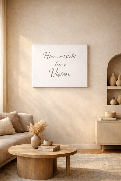 Dein persönliches Manifestationsbild auf Leinwand