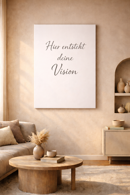 Dein persönliches Manifestationsbild auf Leinwand