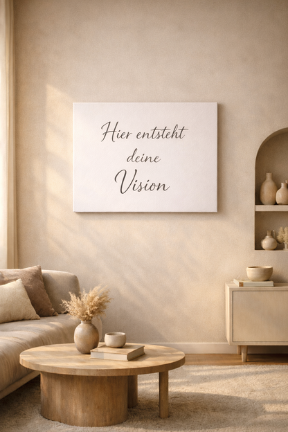 Dein persönliches Manifestationsbild auf Leinwand