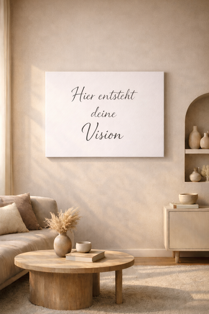 Dein persönliches Manifestationsbild auf Leinwand