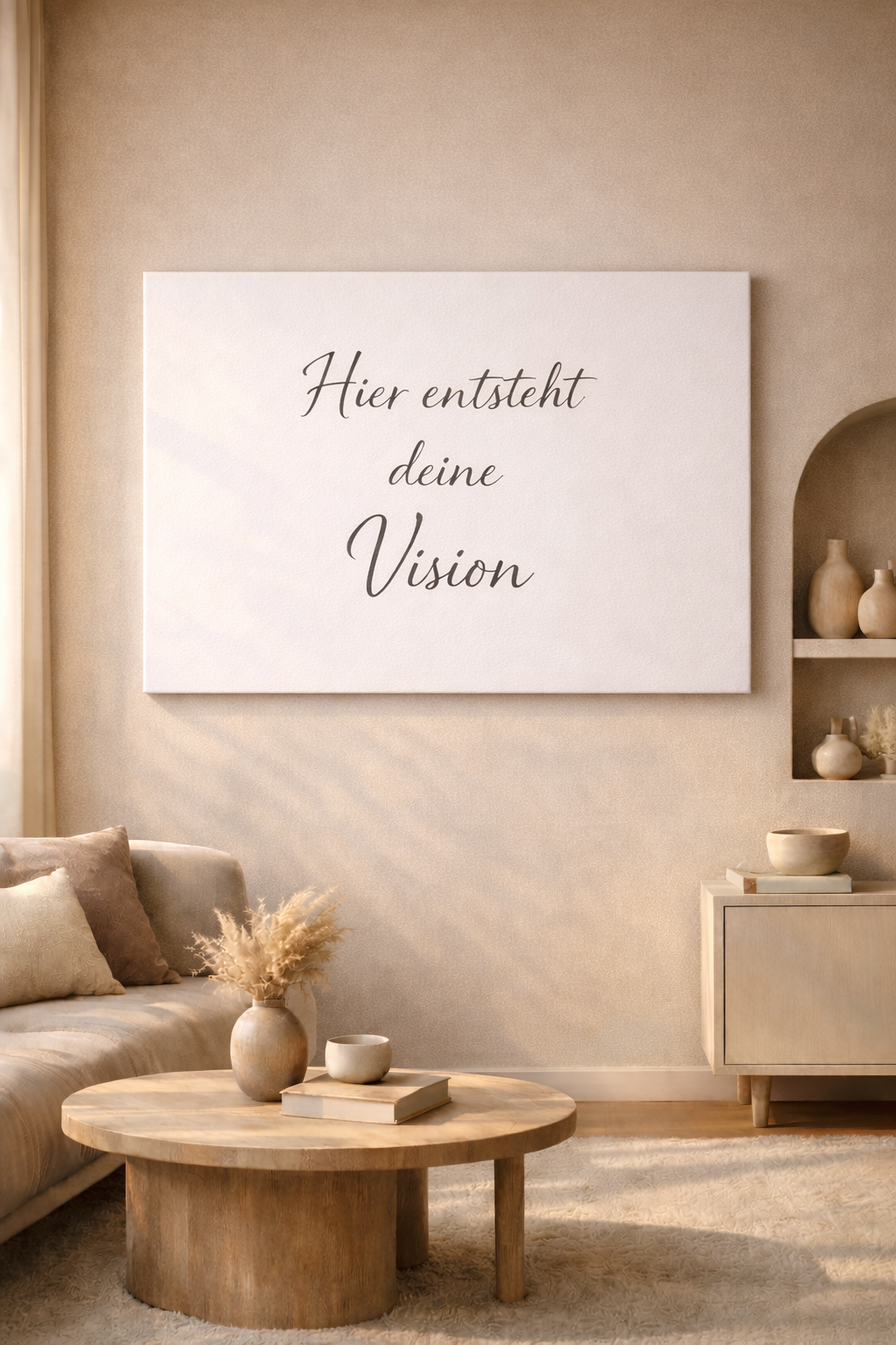 Dein persönliches Manifestationsbild auf Leinwand